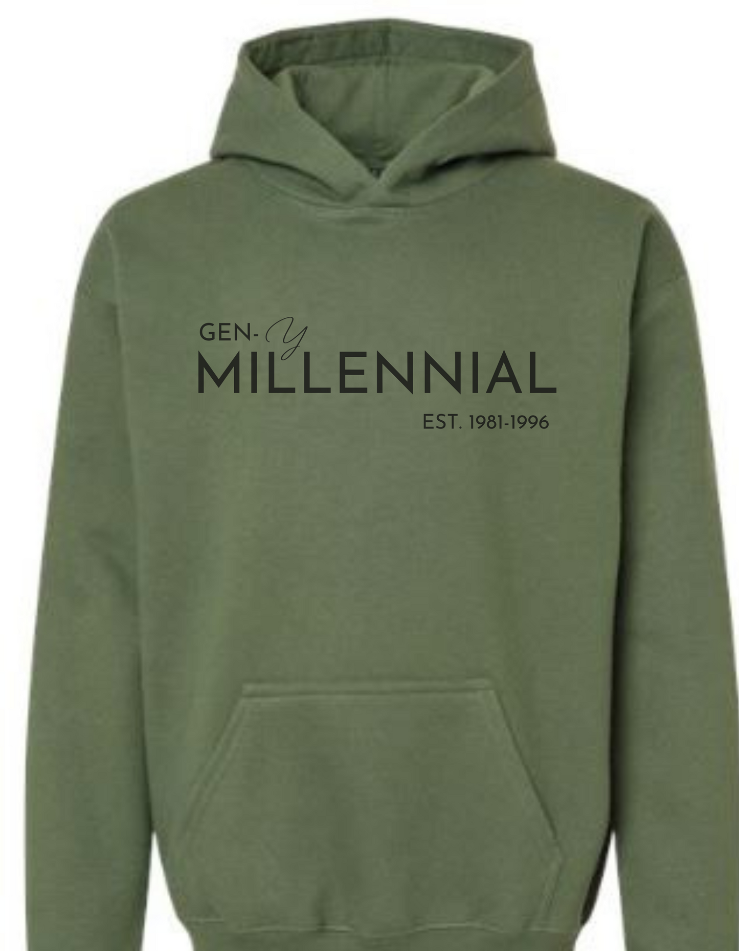 GEN Y (Millennials)1981-1996 N Black Hoodie
