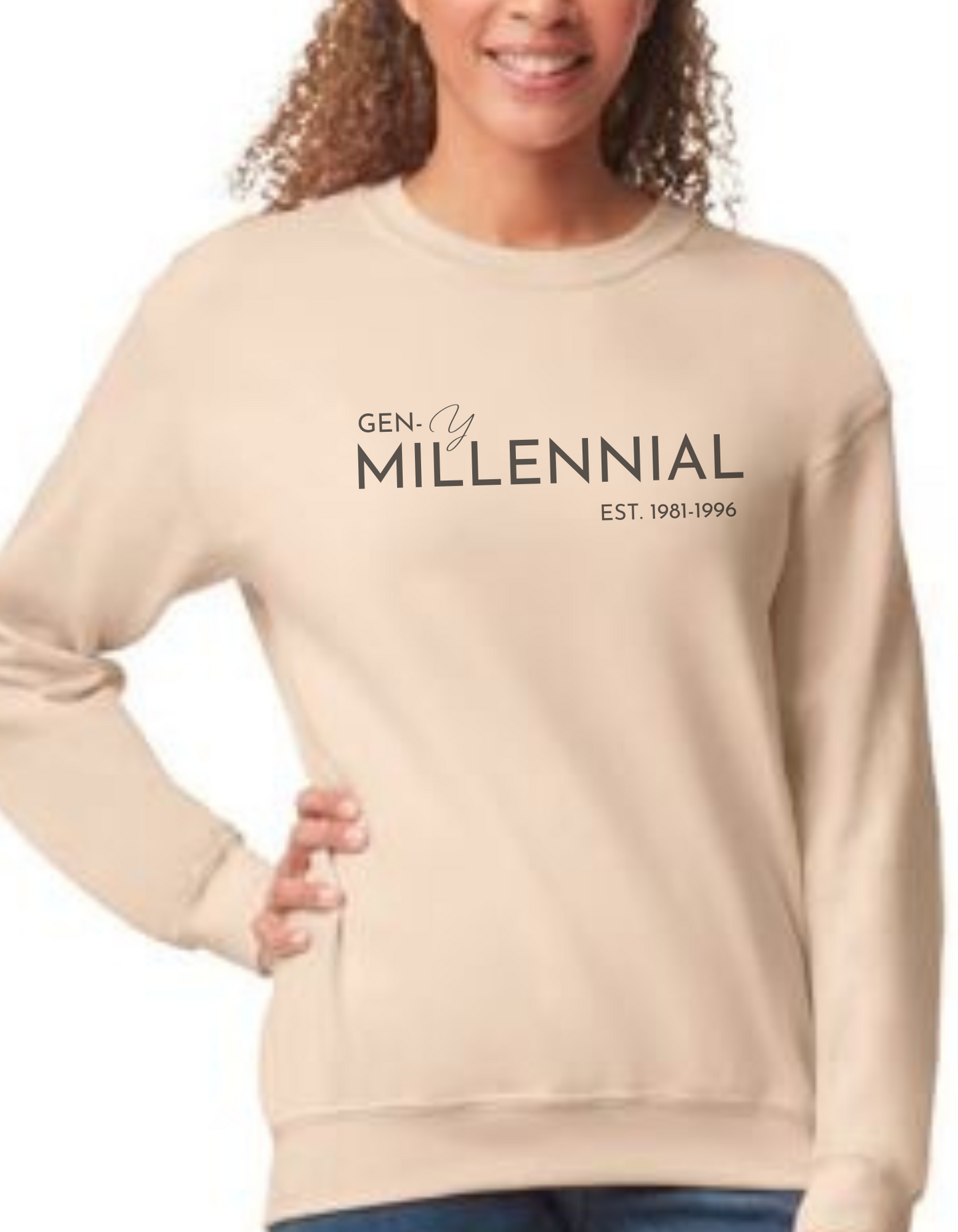 GEN Y (Millennials)1981-1996 N Black Sweatshirt