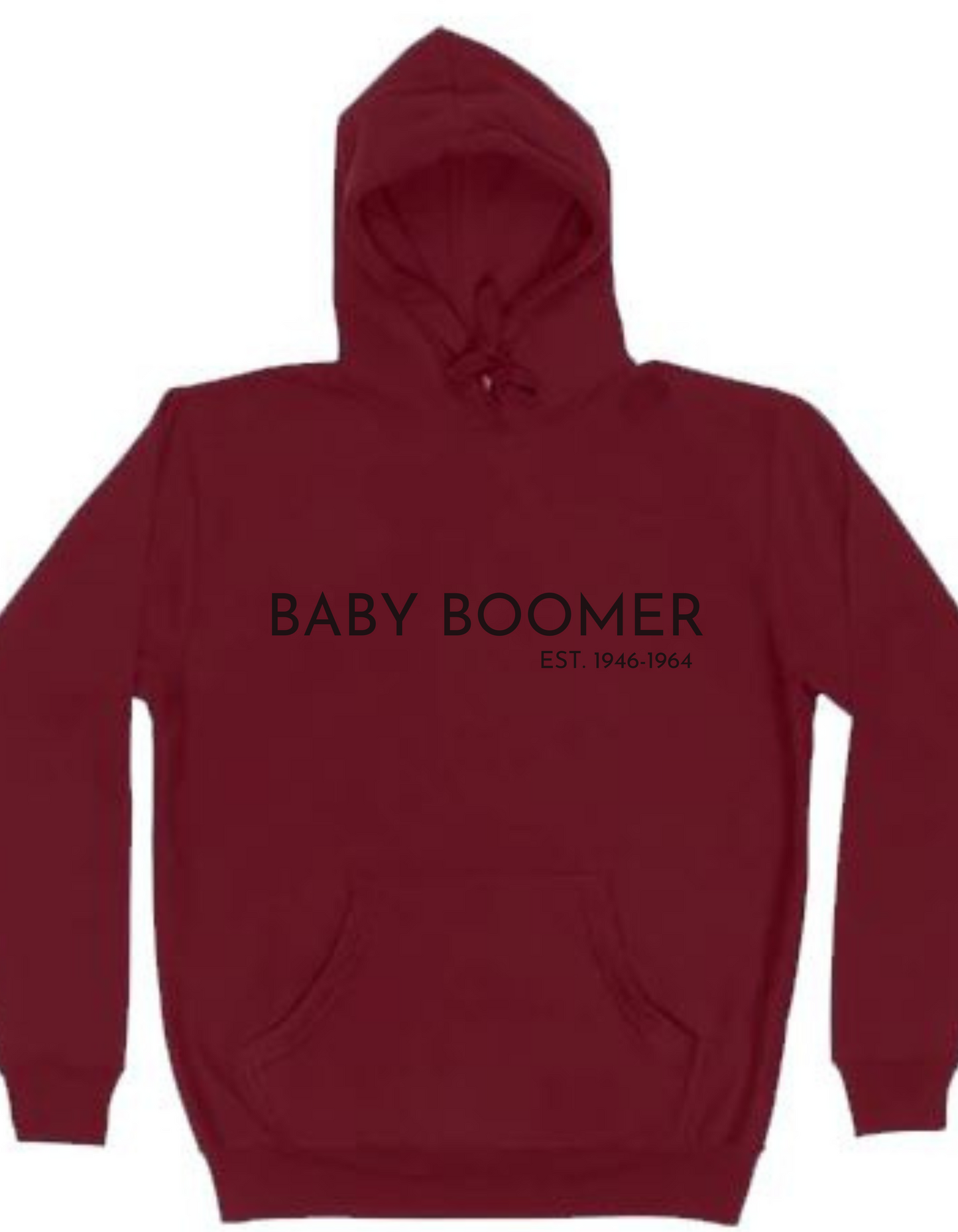 BABY BOOMER 1946-1964 N Black Hoodie