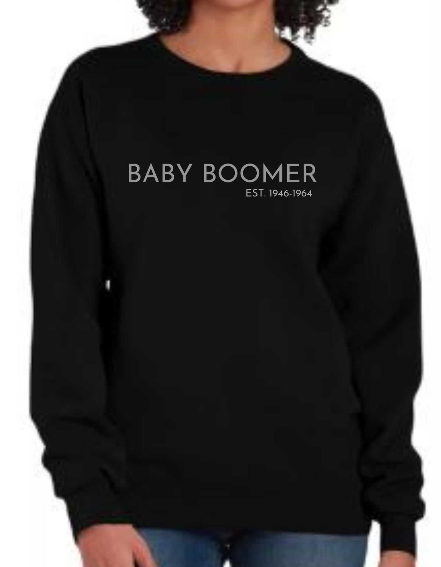 BABY BOOMER REFLECTIVE SWEATSHIRT