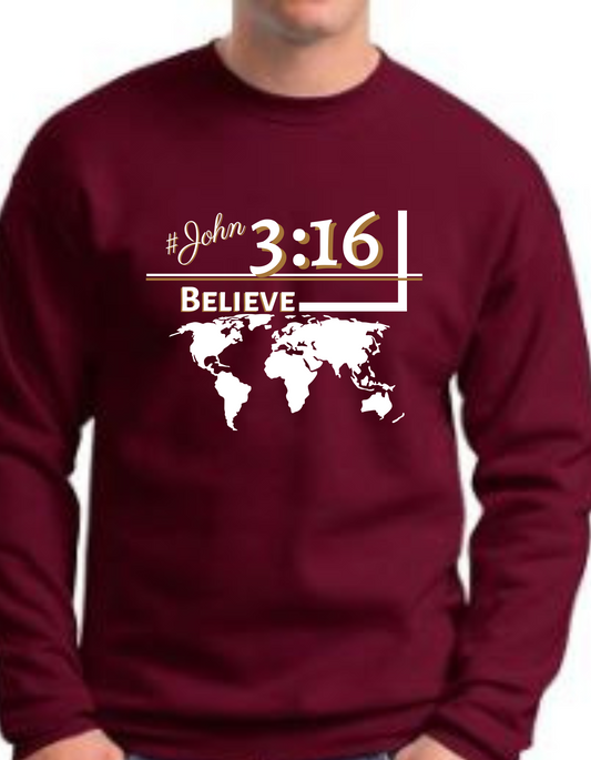 JOHN 3:16 BELIEVE