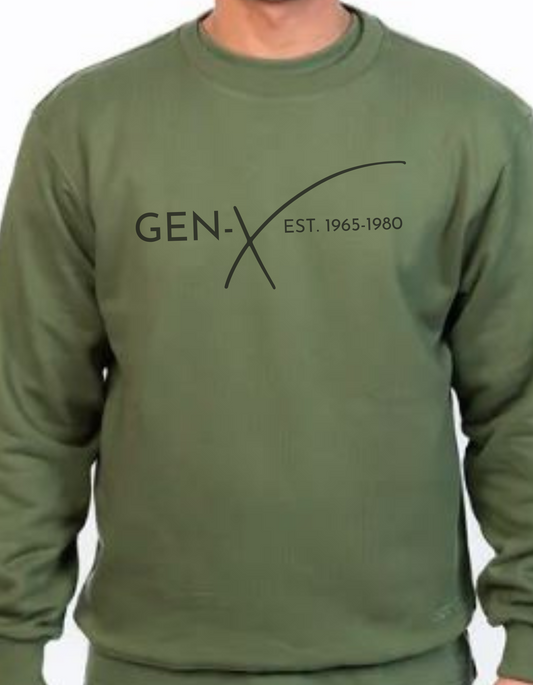 GEN X 1965-1980 N Black Sweatshirt