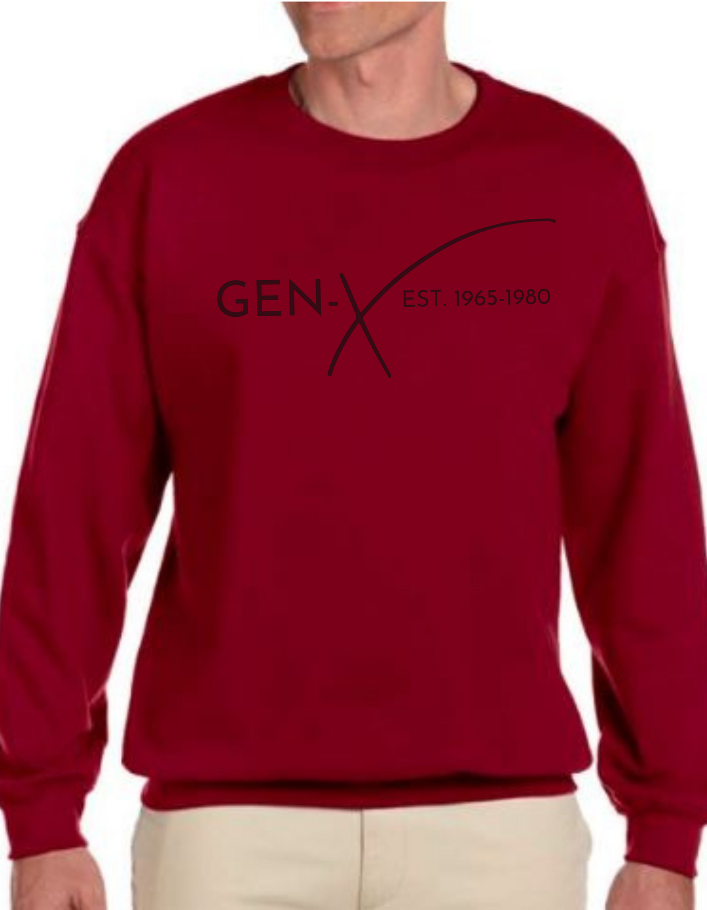 GEN X 1965-1980 N Black Sweatshirt