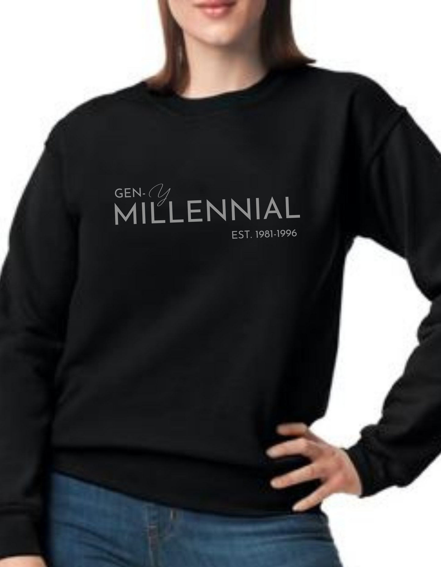 GEN Y MILLENNIAL REFLECTIVE SWEATSHIRT