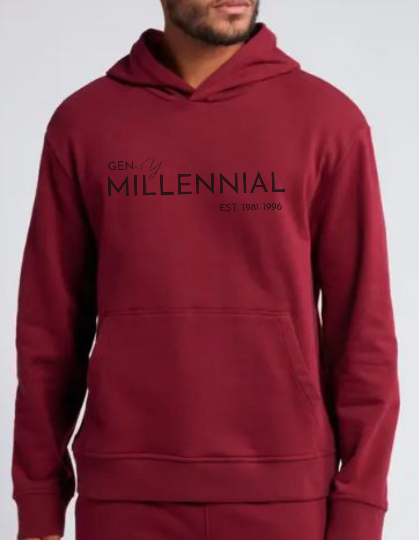 GEN Y (Millennials)1981-1996 N Black Hoodie