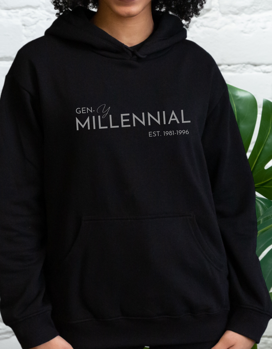 GEN Y MILLENNIAL REFLECTIVE HOODIE