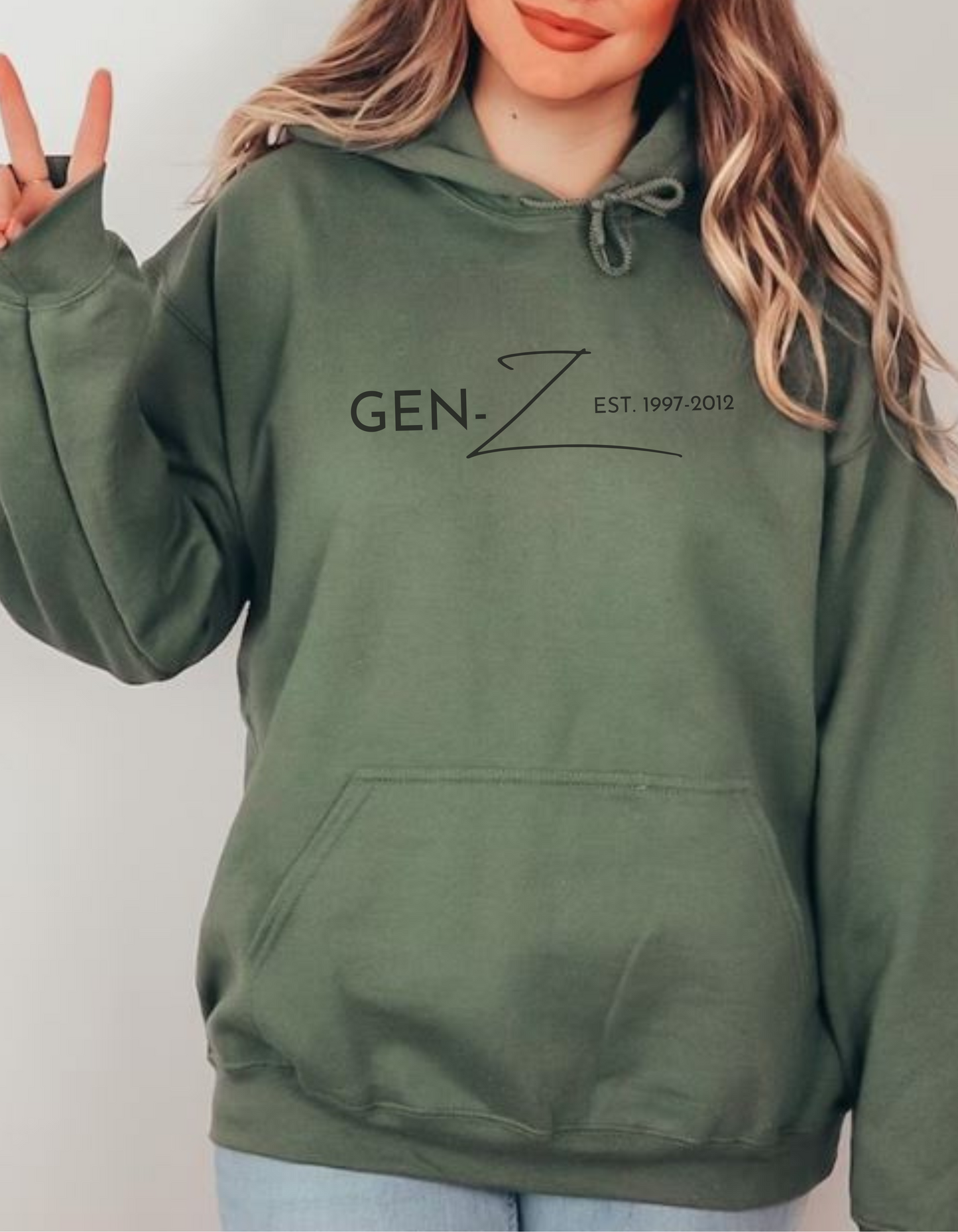 GEN Z 1997-2012 N Black Hoodie