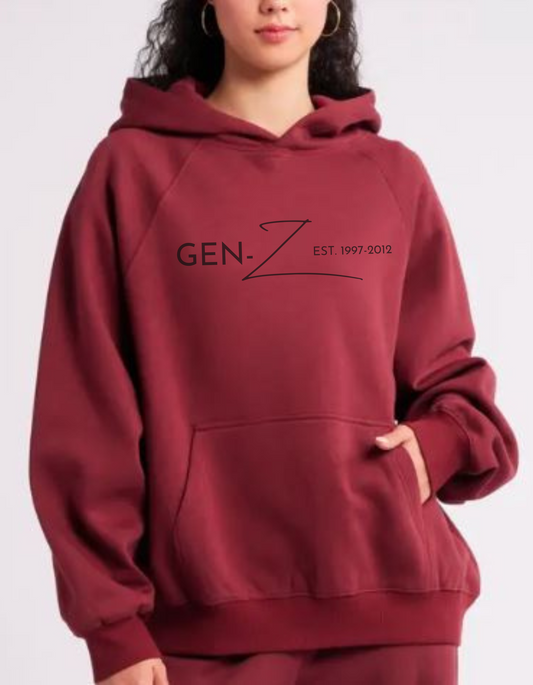 GEN Z 1997-2012 N Black Hoodie