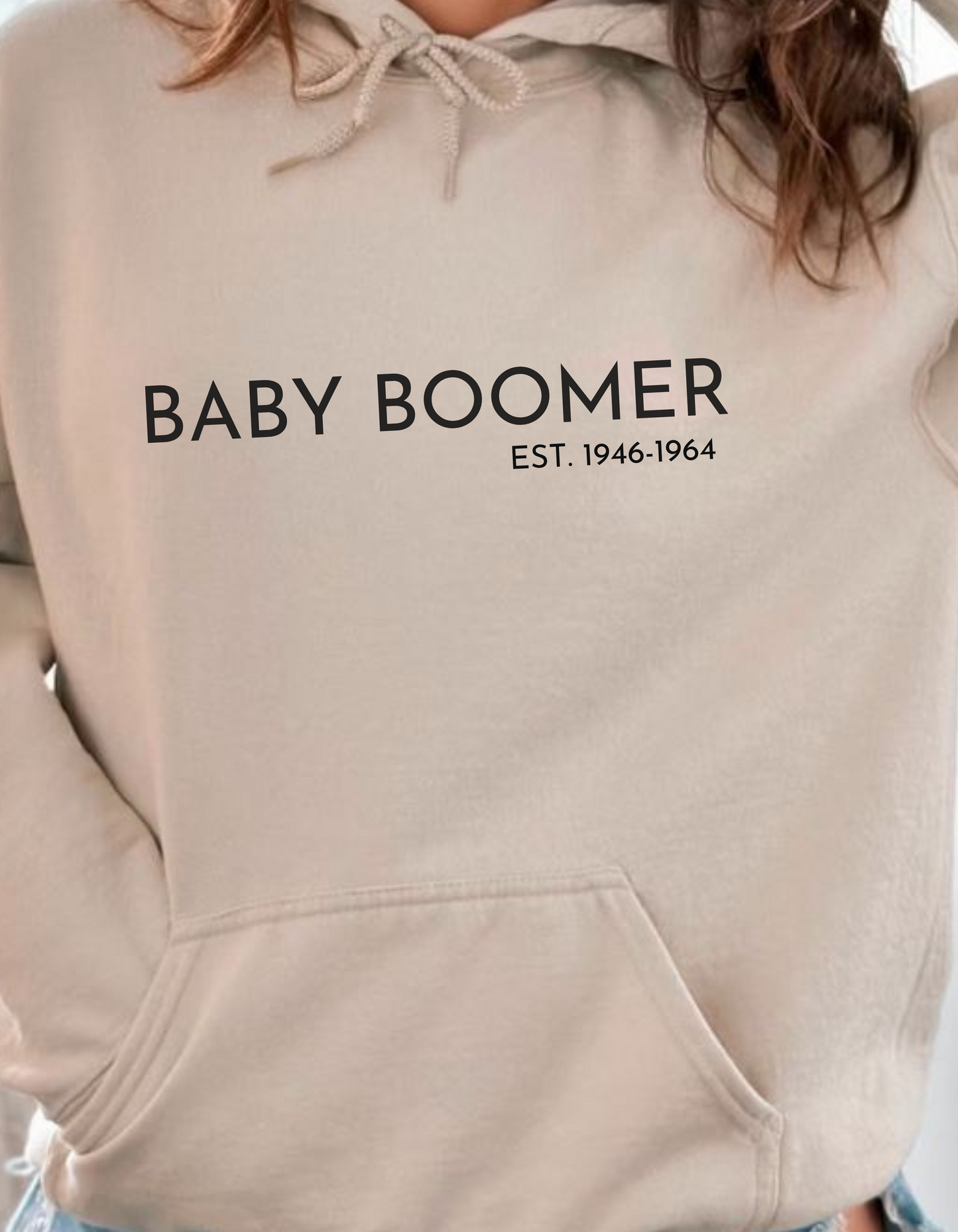 BABY BOOMER 1946-1964 N Black Hoodie