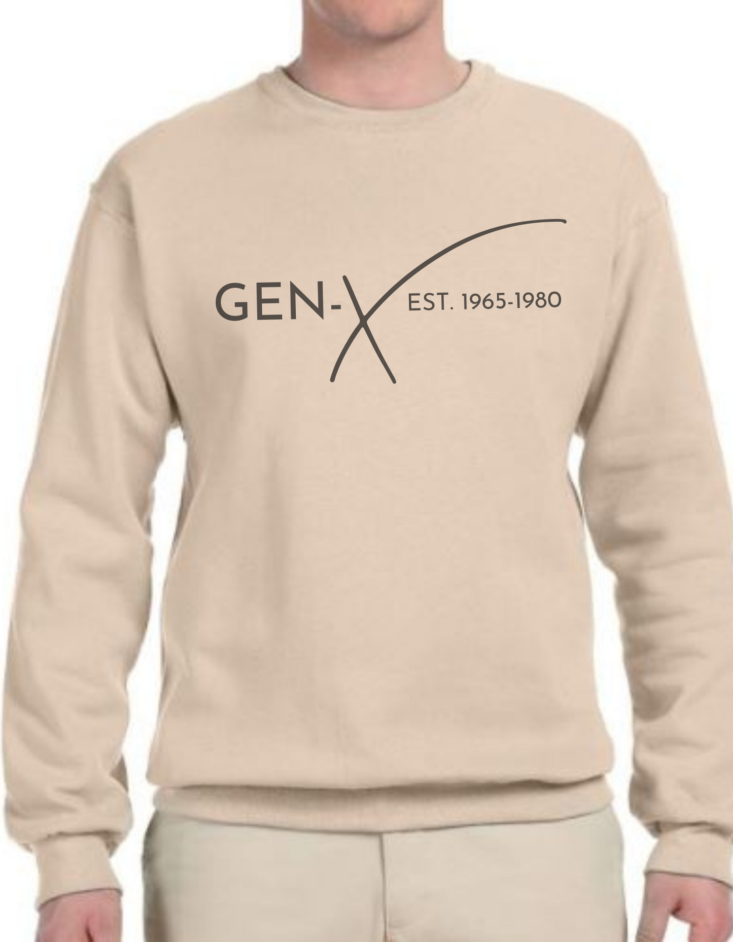 GEN X 1965-1980 N Black Sweatshirt