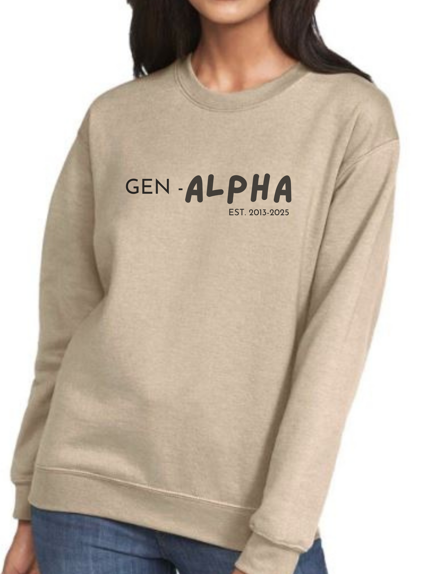 GEN ALPHA 2013-2025 N Black Sweatshrt