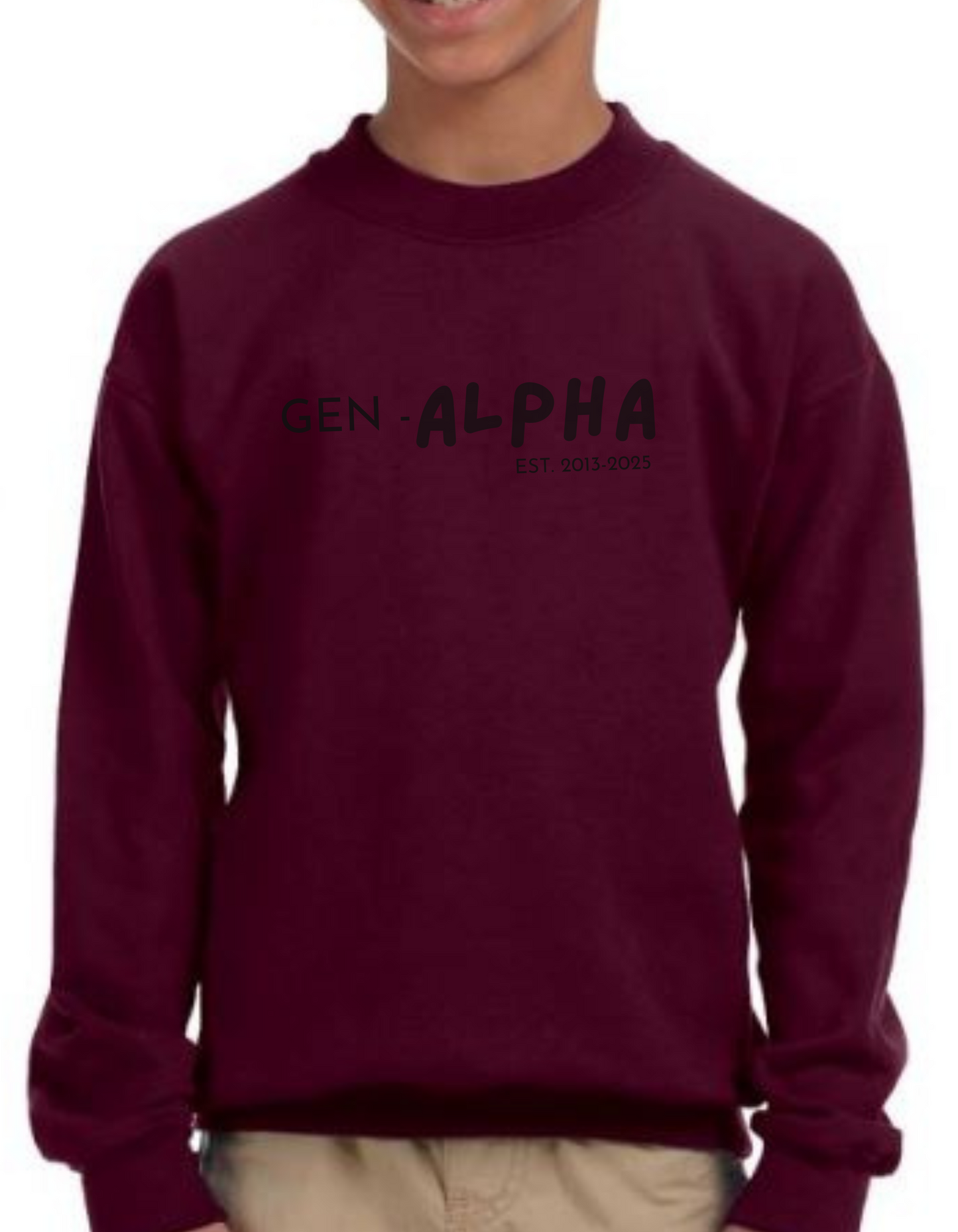 GEN ALPHA 2013-2025 N Black Sweatshrt